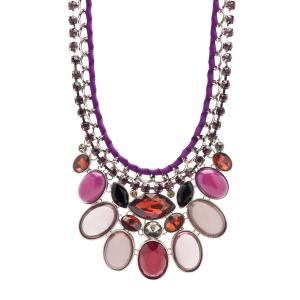 Purple Rain Jewel Necklace